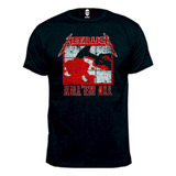 Remera Metallica Kill'em All 100% Algodón Premium Peinado