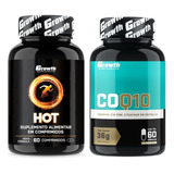 Coenzima Q10 60 Caps + Hot Termogênico 60 Caps Growth