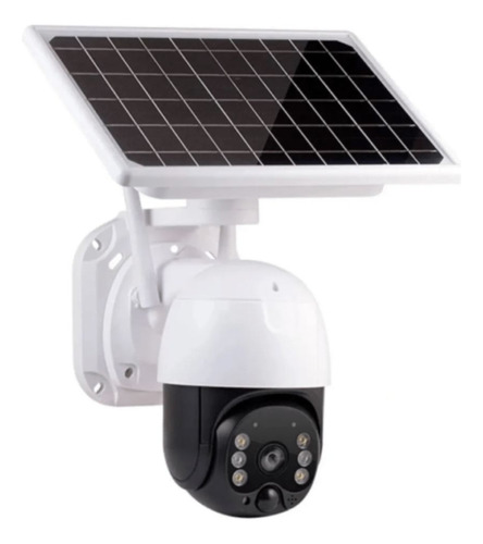 Cámara De Seguridad Panel Solar Wifi Exterior Hd 1280p