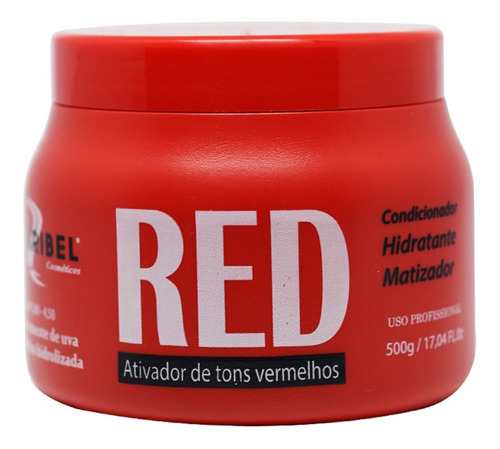 Matizador Vermelho Mairibel C/ Óleo De Argan 500g