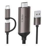 Kaming Cable Hdmi Usb C Tipo C/micro Usb Android Para Telfon