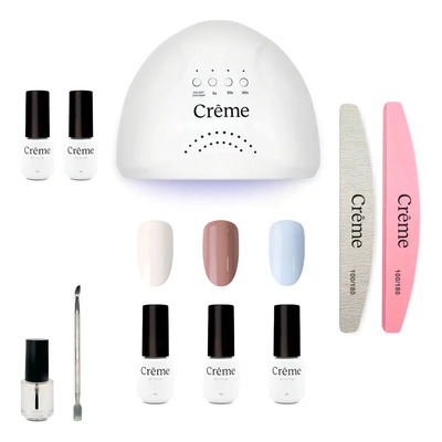 Lampara Led Uv Para Uñas Kit Gelish Individual Creme 48w Color Balanced | Meses sin interés