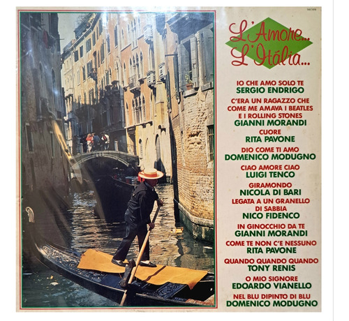 Itália Música 10 Discos Vinil Lp Coleção Italiana Raro Box-1