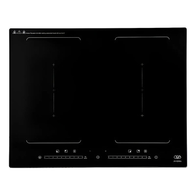 Parrilla Eléctrica De Inducción 4 Quemadores 2 Zonas Flex Negro | Meses sin interés