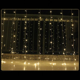 2 Cortina Led Vintage Blanco Calido O Blanco Frio 3x3 Bodas 