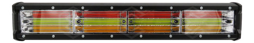 Barra Led 17.5'' Multicolor Fijo 4 Funcion Estrobo 12-24 4x4