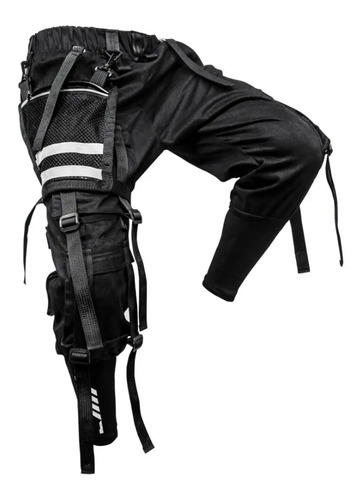 Pantalón Jogger Con Calceta Techwear Moda Japonesa Ciclismo