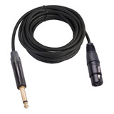 Cable De Audio Antiinterferente Trs Power.. 35 Para Micrófon