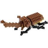 Nanoblocks Insectos Escarbajo Japones Rinoceronte Café