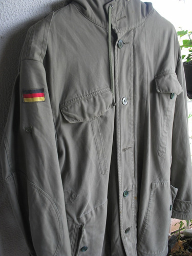 Chaqueta Militar Alemania Bundesweh Army Parka Talla M 1960