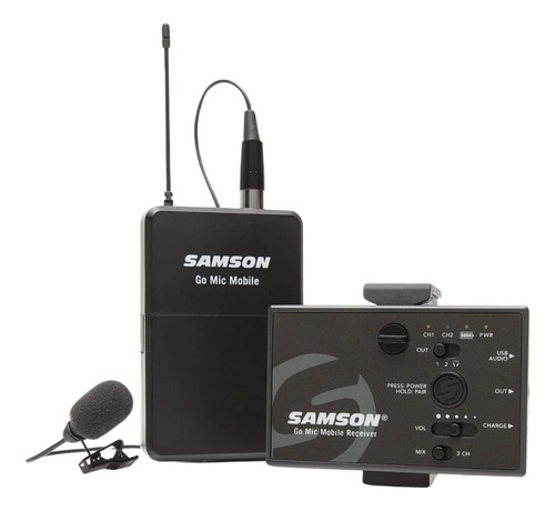 Microfono Inalambrico Digital Profesional Samson Corbatero