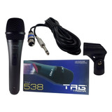 Microfone Tag Sound By Tagima Tm-538 Cabo+suporte+estojo