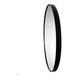 Espejo 120 Cm Circular  Hierro Sofisticado Elegante Moderno