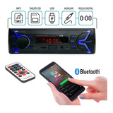 Estéreo Audio Auto Bluetooth Usb Mp3 Radio Fm Aux Sd