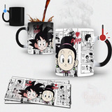 Taza Mágica Goku Y Milk Amor Bonito Regalo Para Parejas