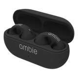 Auriculares Deportivos Inalámbricos Bluetooth Ambie, Color Negro