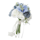 Boda Ramo De Novia Flores Artificiales Mano Nupcial Flor