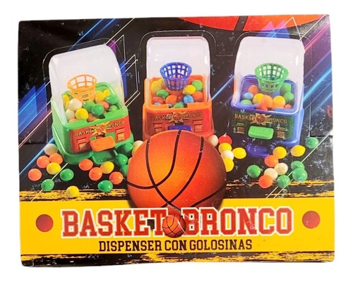 Dispenser Basket Bronco Con Chicles X6 U *golosinas Del Sur*