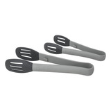 Set De 2 Pinzas De Silicona Mad Hungry Gris