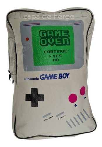 Mochila Nintendo Game Boy Video Juego Vinipiel Impermeable