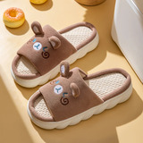 Pantufa Feminina Adulta Animais Fofinhos Sapato Pé Quente