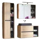 Vanitory Moderno Mueble Tolva Espejo Baño Organizador Vm-010