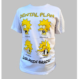 Remera  Plan Dental, Lisa Necesita Frenos  Los Simpsons