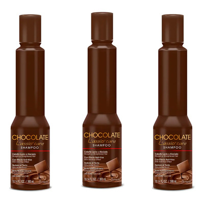 3 Pzas Nutrapel Shampoo Lassio Chocolate 300 Ml | Envío gratis