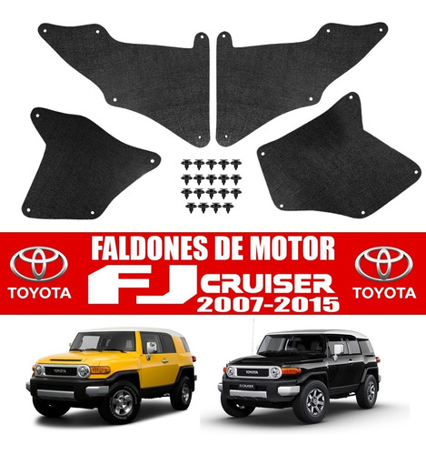 Guardapolvos De Motor / Faldones De Toyota Fj Cruiser  Foto 5