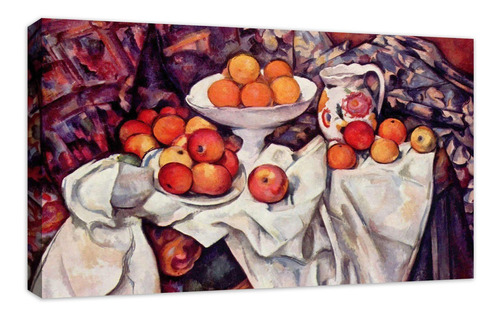 Cuadro Canvas Cesto De Manzanas Y Naranjas Paul Cezanne