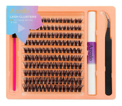 Kit 120 Extensiones De Pestañas Por Punto Racimo