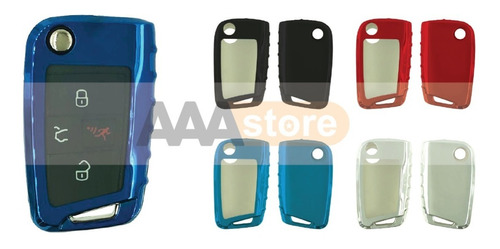 Funda Protectora Para Llave Volkswagen  Tpu 4 Colores