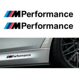 Stickers Bmw M Performance 2 Pzas Para Facias Estribos 325i