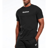 Remera Reebok Ri Vector Tape Negro Hombre