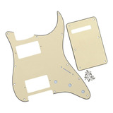 Ikn Strat Hh Pickguard Tapa Trasera Para Guitarra De Trémolo