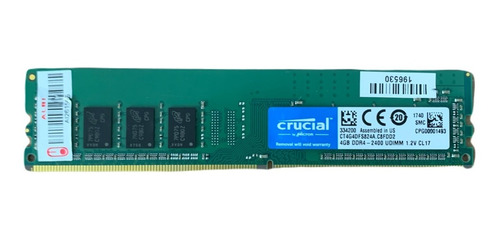 Memória Ram 4gb Ddr4 2400mhz Ct4g4dfs824a - Crucial (micron)