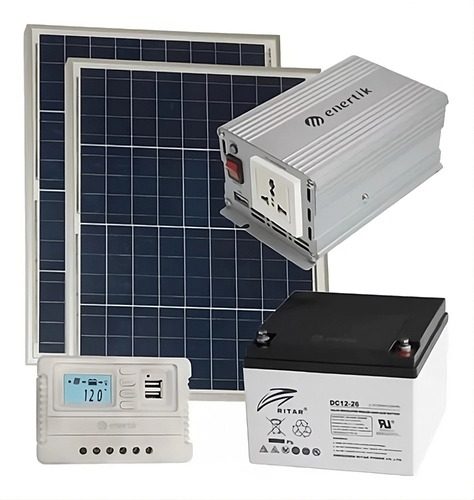 Kit Solar De Supervivencia Plus 600w - Enertik