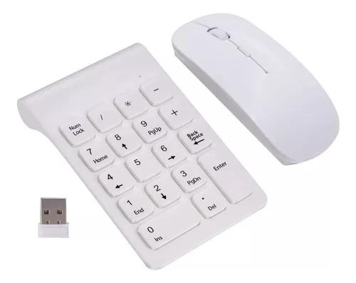 Mini Calculadora Con Teclado Numérico Usb Inalámbrico Para O