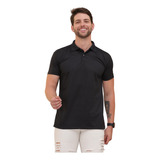 Camisa Gola Polo Em Tecido Piquet Elegante E Confortável