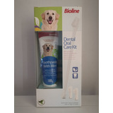 Bioline Set Dental Pasta Menta+cepillo Para Perro| Mundozoo 