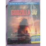 Blu-ray Godzilla En 3d + Bd + Dvd - Nueva, Orig. Y Cerrada!