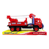 Juguete Economico Carrito De Bombero De Fricción  9233