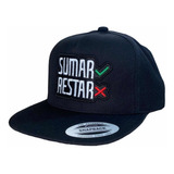 Gorra Sumar Restar Snapback Yupoong Original Markitos Toys