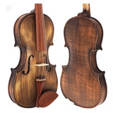 Violino Canhoto 4/4 Rolim Envelhecido Fosco Completo