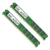 Kit Memória Kingston Ddr3 8gb(2x4gb) 1600mhz Desktop