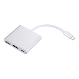 Adaptador Usb-c 3 En 1 Para Macbook Pro Y Dell Xps 13