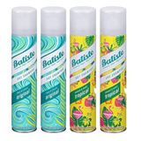 Shampoo Seco Em Spray Batiste 200ml, Pacote Com 4 Variedades