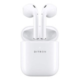 Auriculares Bluetooth Ditron Sk-auri30 Tws In Ear Wireless Color Blanco