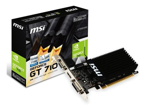 Tarjeta Grafica Msi Geforce Gt 710 2 Gb Ddr3 Pci Express 16x