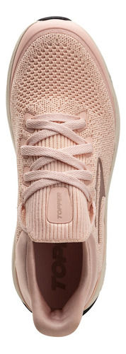 Zapatilla Topper Split  Knitted Rosa Shell/crudo Wolf